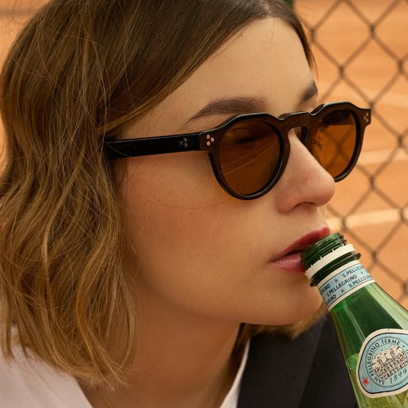 Women's stylish round glasses Skanto
