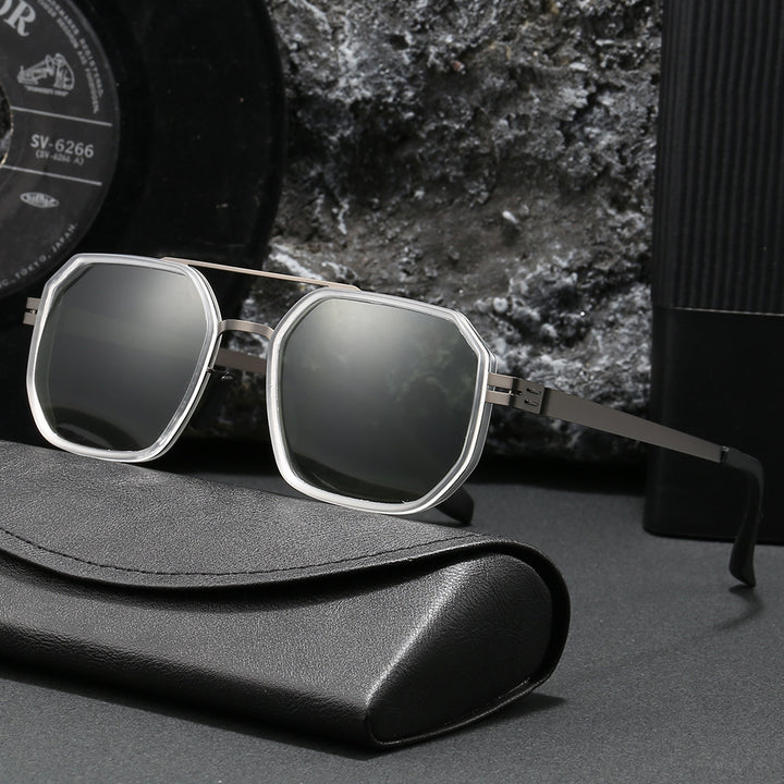 Damer Elegant Åttkantet Solbrille Skanto