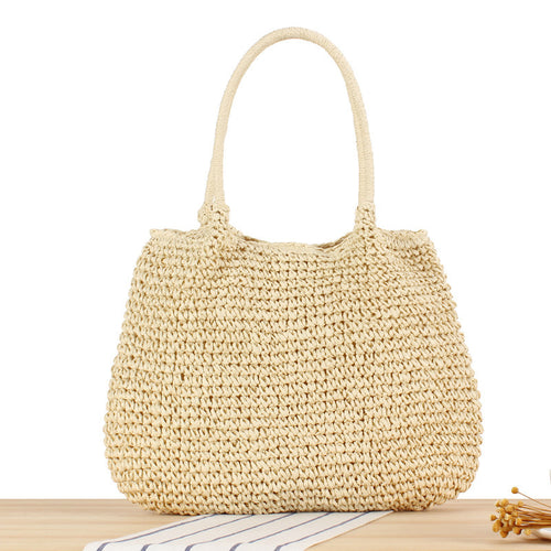Large, Handmade Raffia Shopper Skanto