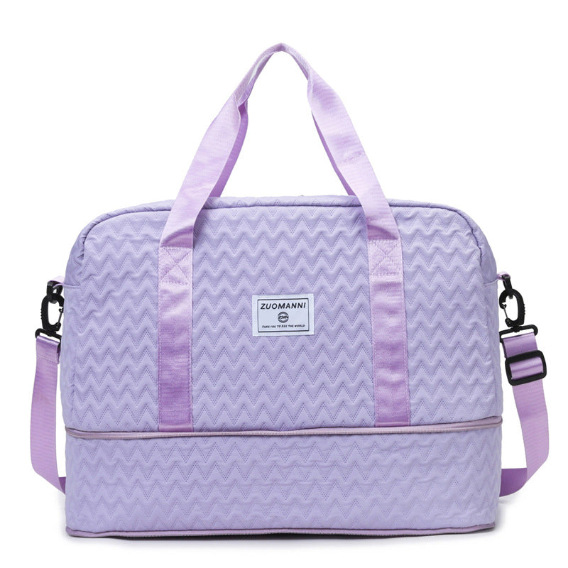 Sporty tote bag with structured outer material Skanto