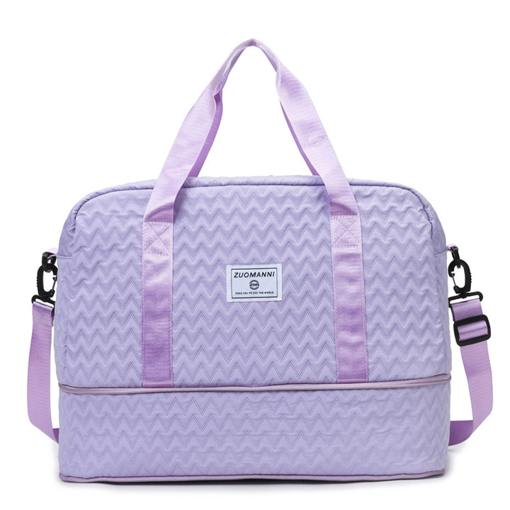 Sporty tote bag with structured outer material Skanto