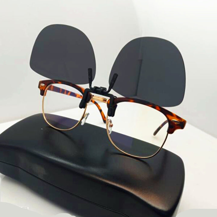 Dame clip-on solbriller med elegant design Skanto