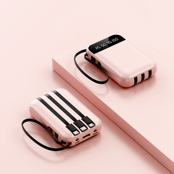 Høyytelses Powerbank med digitalt display Skanto