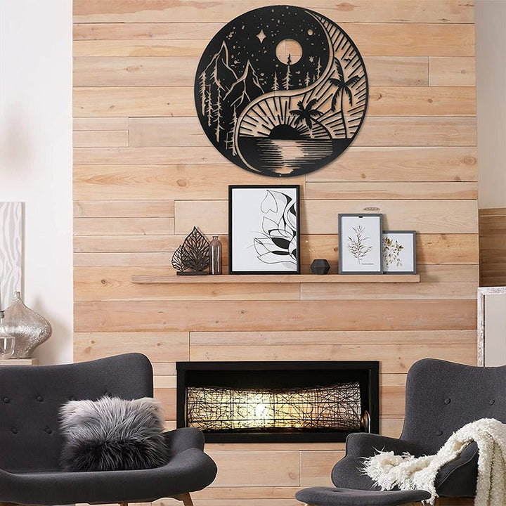 Skanto | Black Metal Wall Art Home Decor