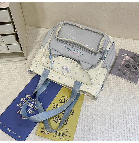 Multi-Funksjonell Transparent Organizer Skolesekk