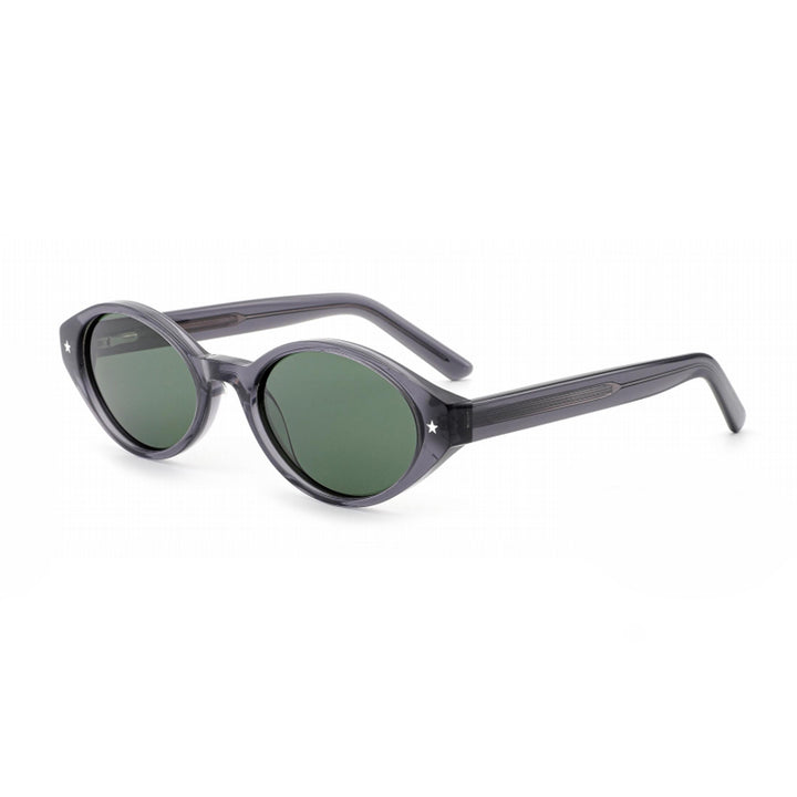 Dame solbrille i ovalt retro-design med høyeste UV-beskyttelse Skanto