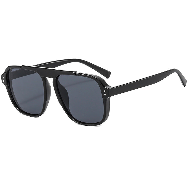 Women's geometric sunglasses with polarized yellow lenses Skanto