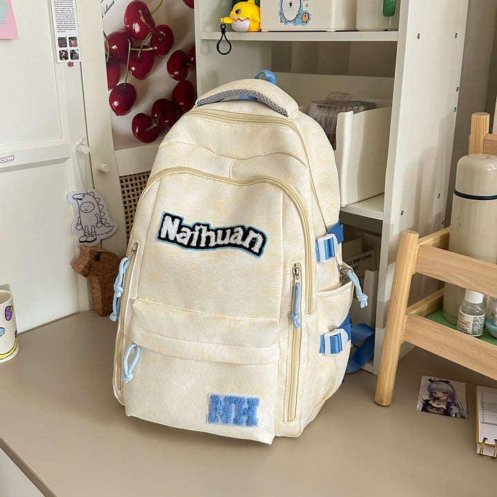 Allsidig Brodert Skole Rygsekk