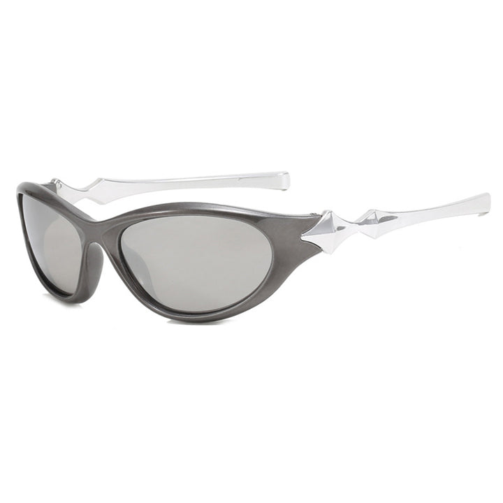 Women's sunglasses in elegant retro style with eye-catching lenses Skanto