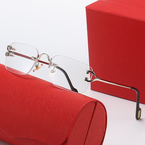 Dame designer solbriller med elegant metallramme og polariserte glass Skanto