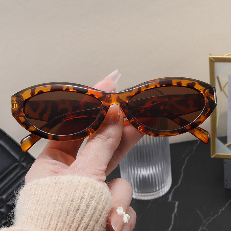 Dame trendy Cat-Eye solbriller med UV-beskyttelse Skanto