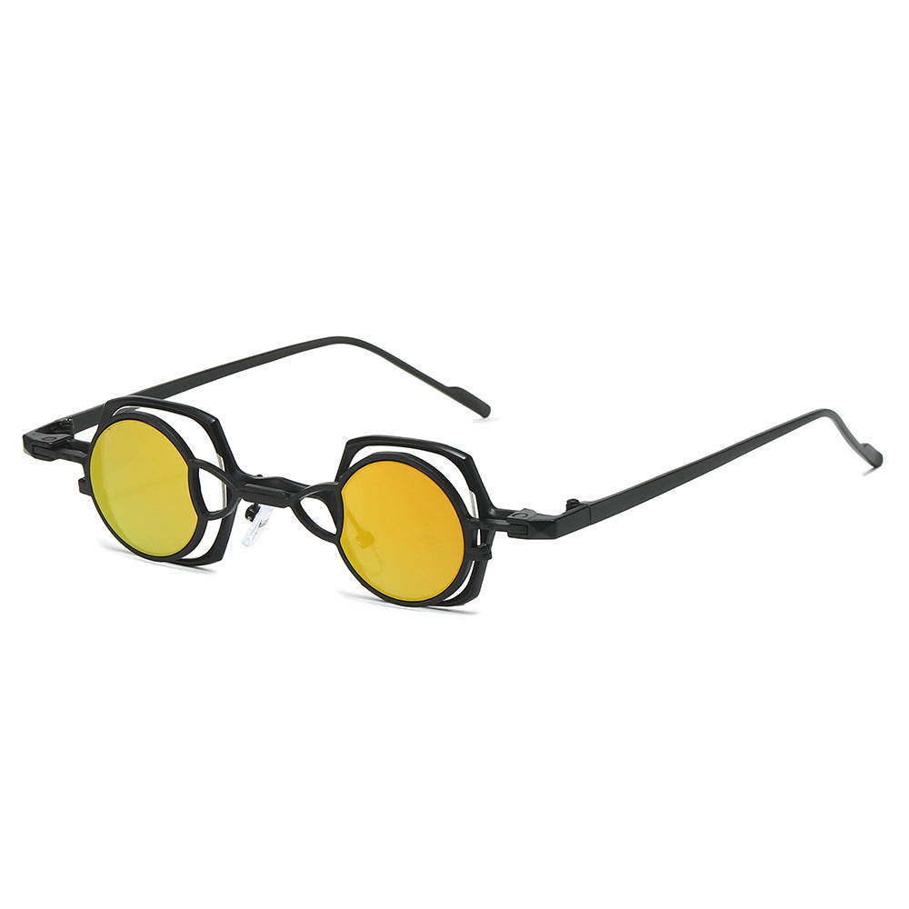 Dame moteriktig solbrille med unikt rammedesign Skanto