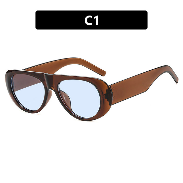 Women's Cat-Eye Sunglasses with Stylish Plastic Frame and Protective UV Filter Skanto