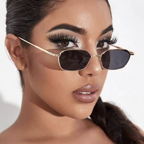Women's geometric sunglasses in minimalist design Skanto