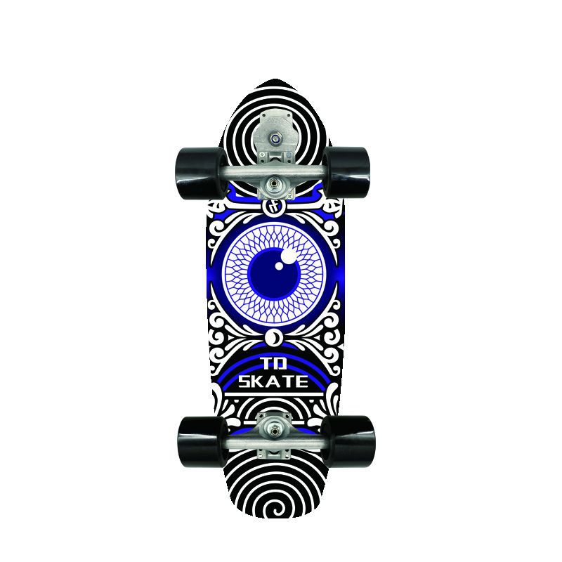 Retro-inspirert mini cruiser skateboard Skanto