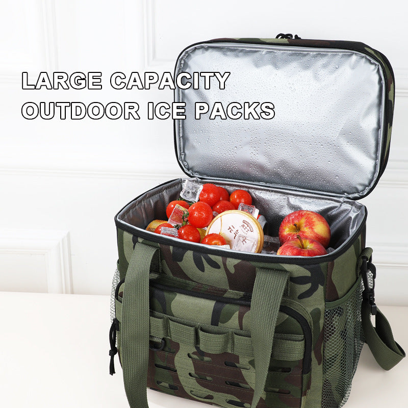 Dame isolert og slitesterk kjølebag i moderne camouflagedesign Skanto