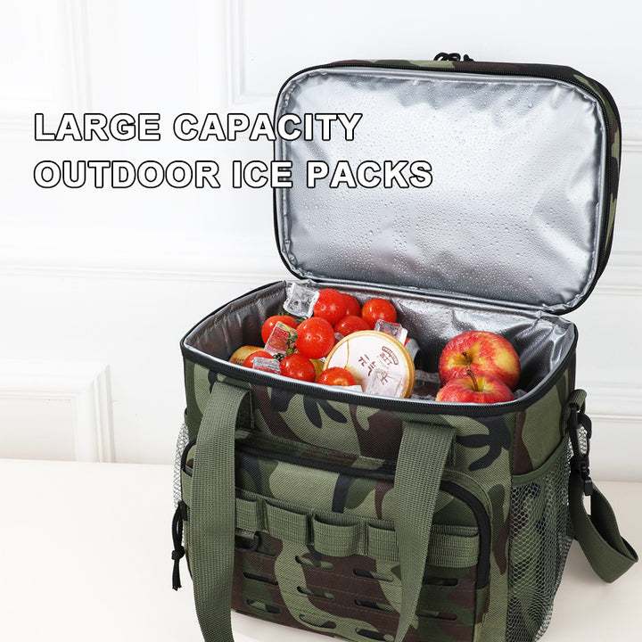 Dame isolert og slitesterk kjølebag i moderne camouflagedesign Skanto