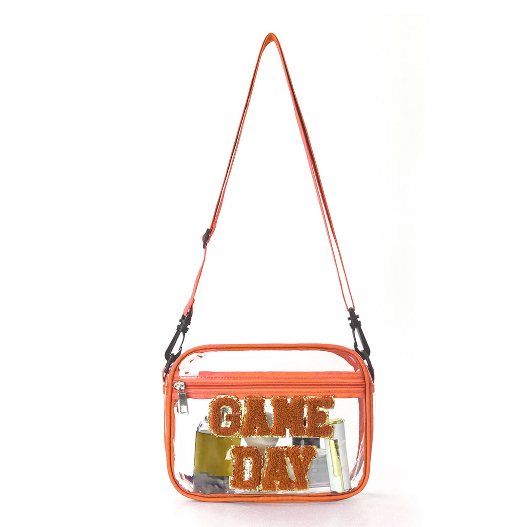 Sporty crossover bag with transparent front Skanto