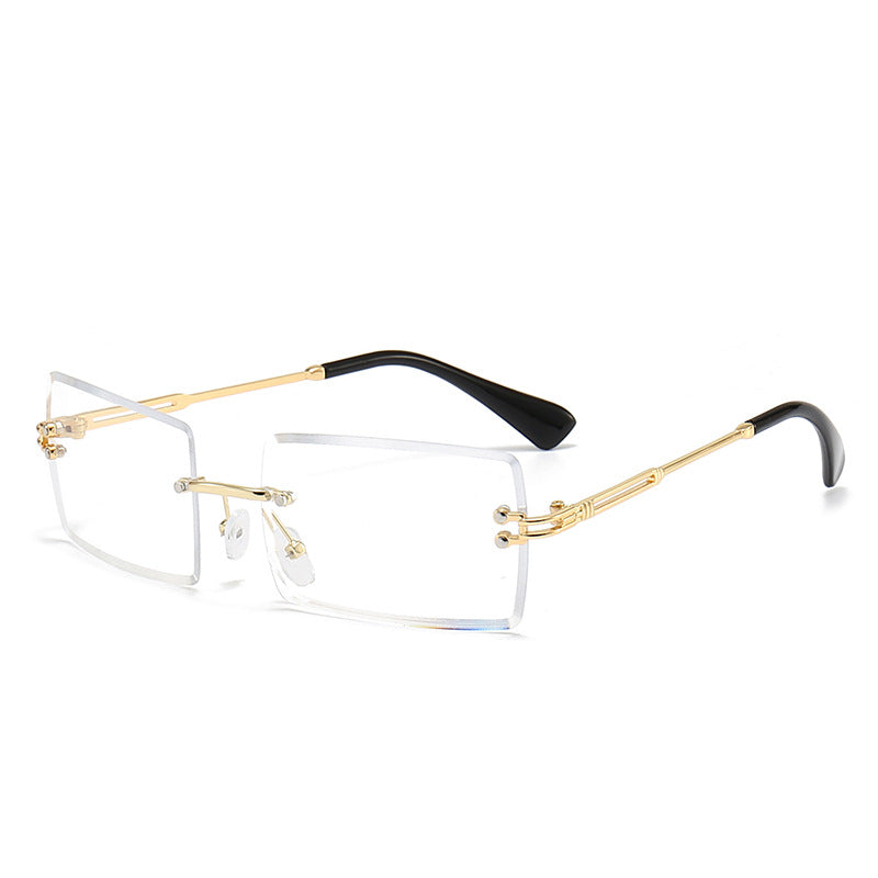 Dame moteriktig rektangulær solbrille med gradientlinser Skanto