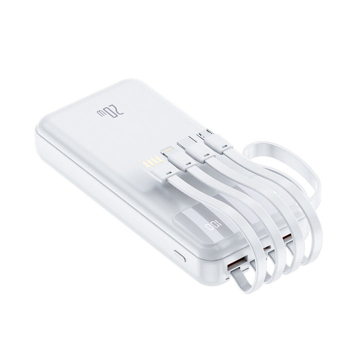 Bærbar hurtiglading powerbank med LED-skjerm Skanto