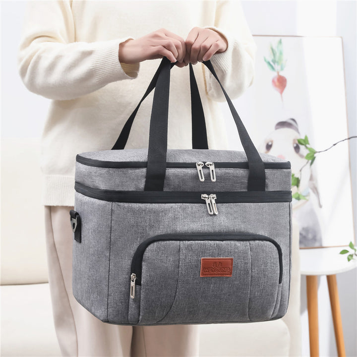 Dame isolert kjølebag med flere rom og ergonomisk design Skanto