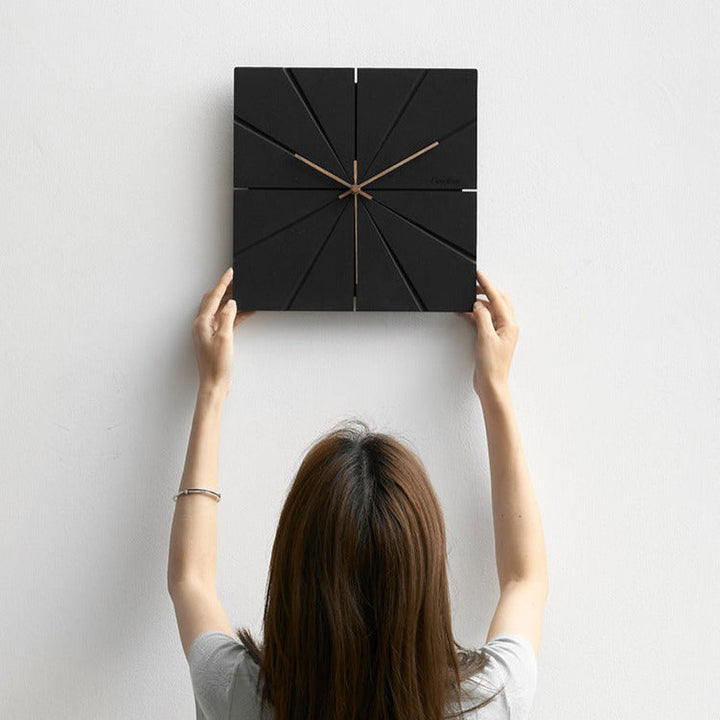 Skanto | Minimalistisk Moderne Stille Veggklokke for Stue