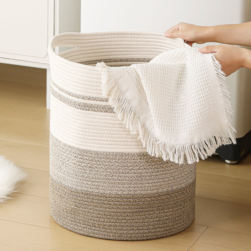 Damen oppbevaringskurv med moderne stripete design Skanto