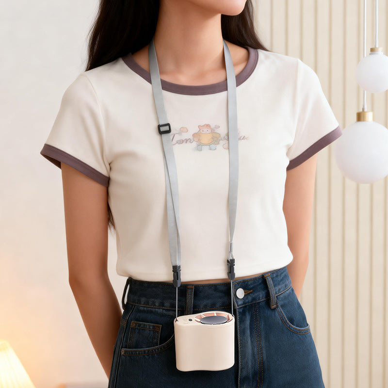 Kvinnenes bærbare USB mini-vifte med foldbar klips Skanto
