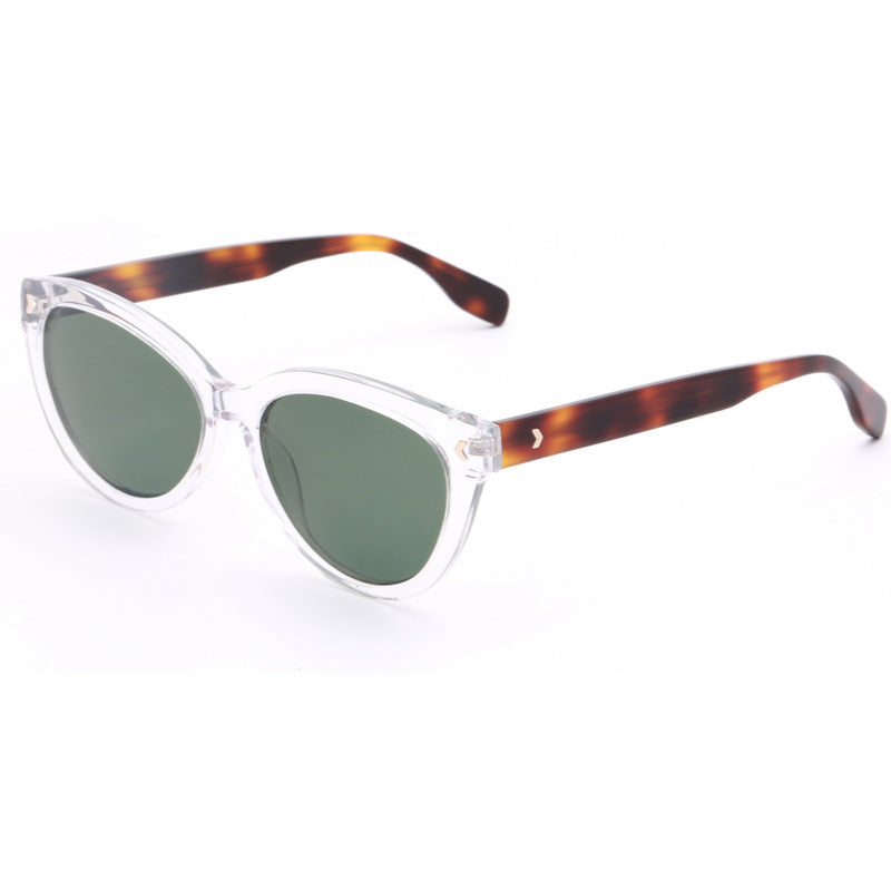Dame moteriktig Cat-Eye solbrille med UV-beskyttelse og behagelig lett ramme Skanto