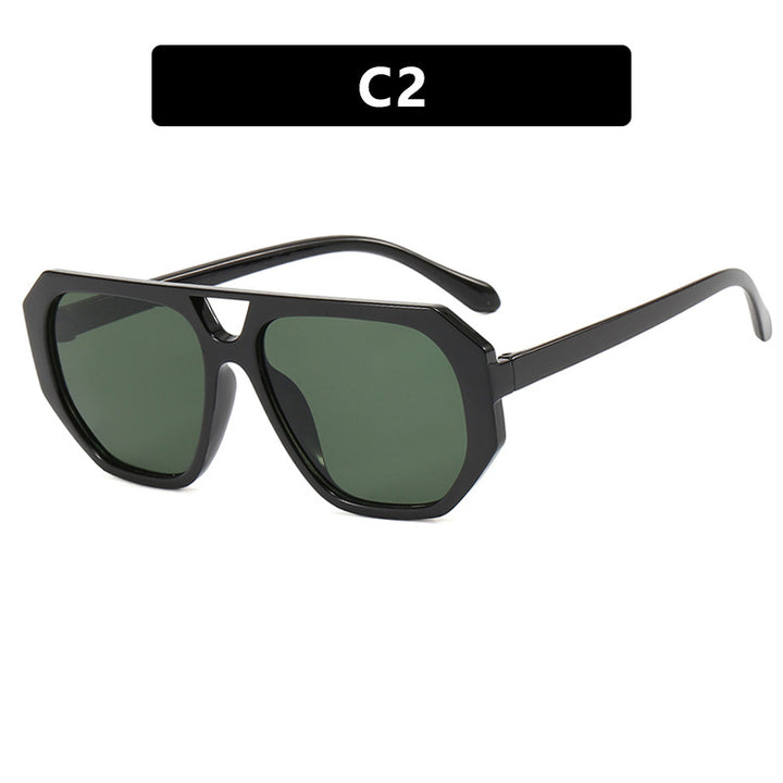 Women's sunglasses in trendy hexagon design with UV protection Skanto
