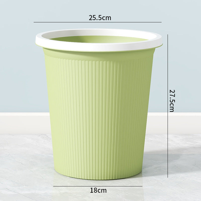 Women's elegant and practical trash can with ribbed surface Skanto