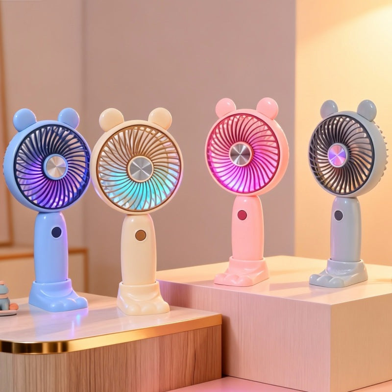 Dame Bærbar bordvifte med LED-belysning og ergonomisk design Skanto