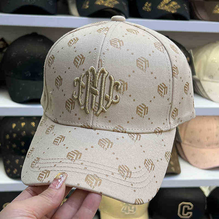 Menns stilige monogram baseball cap Skanto