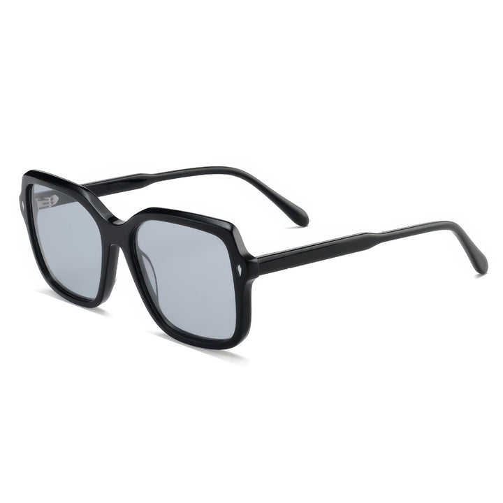 Dame oversized solbriller i moderne design med polariserte linser Skanto