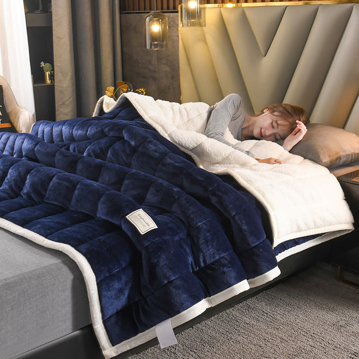 Skanto | Luksuriøs Flanell Fleece Vinterteppe - Holder deg alltid varm!
