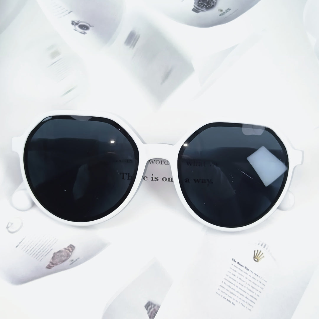Dame Geometrisk solbrille med ekstravagant aksent Skanto