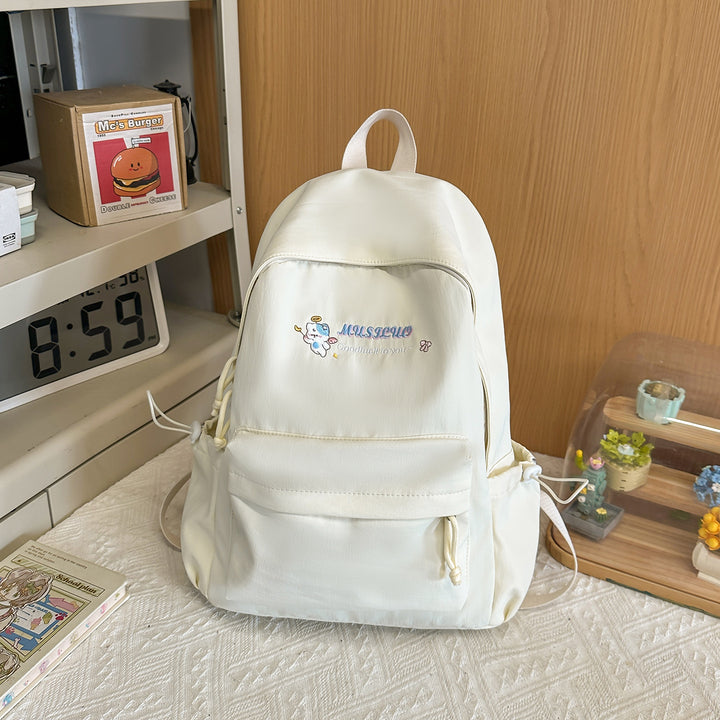 Kassual Lett Brodert Skole Rygsekk