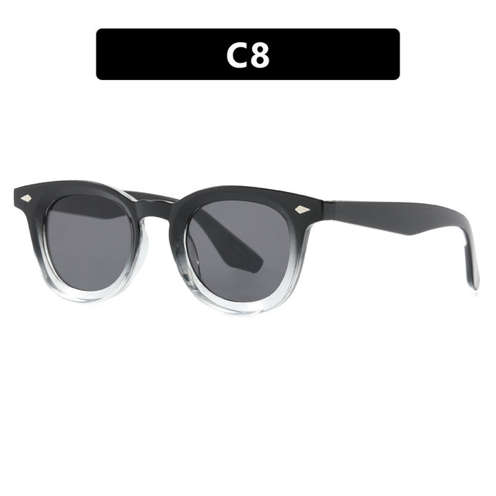 Women's fashionable Cat-Eye sunglasses with transparent frame Skanto
