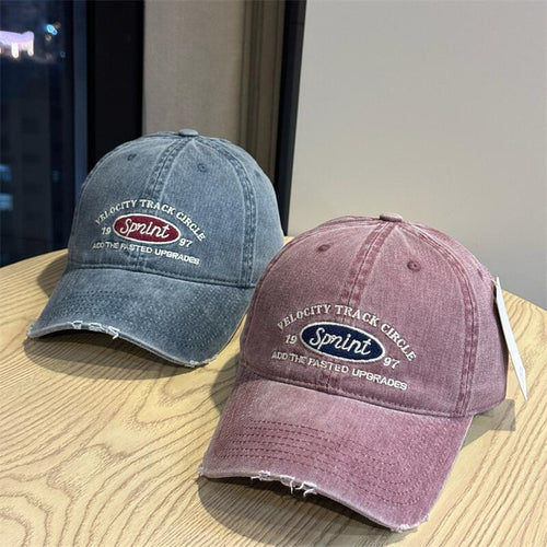 Herre Casual Vintage Brodert Baseballcaps Skanto