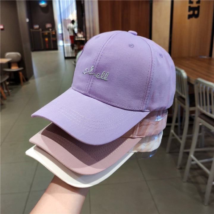 Dame Casual Cotton Brodert Caps Skanto