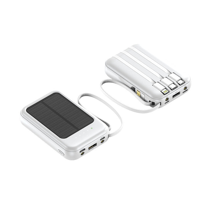 Solcelle Powerbank med flerfunksjonslading Skanto