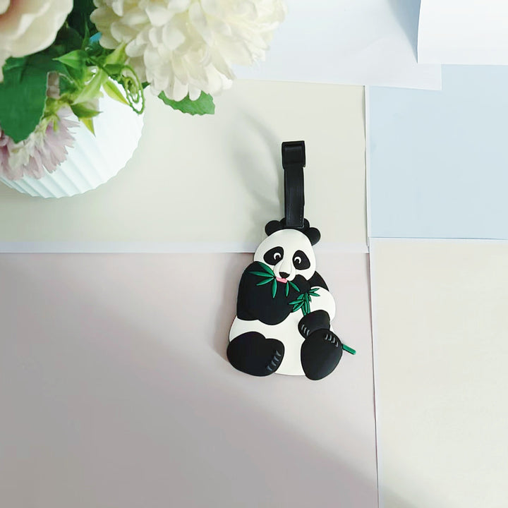 Unisex Panda-tema Bagasjelapp Skanto