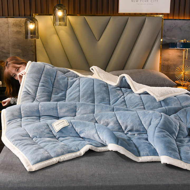 Skanto | Luksuriøs Flanell Fleece Vinterteppe - Holder deg alltid varm!
