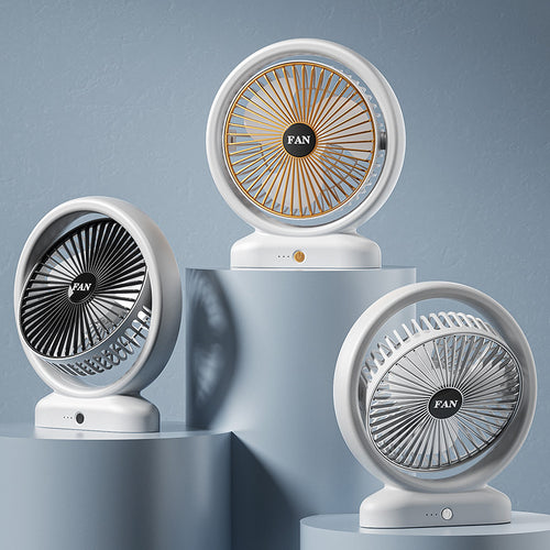 Unisex Portabel Luftsirkulasjonsvifte med LED-omgivelserbelysning Skanto
