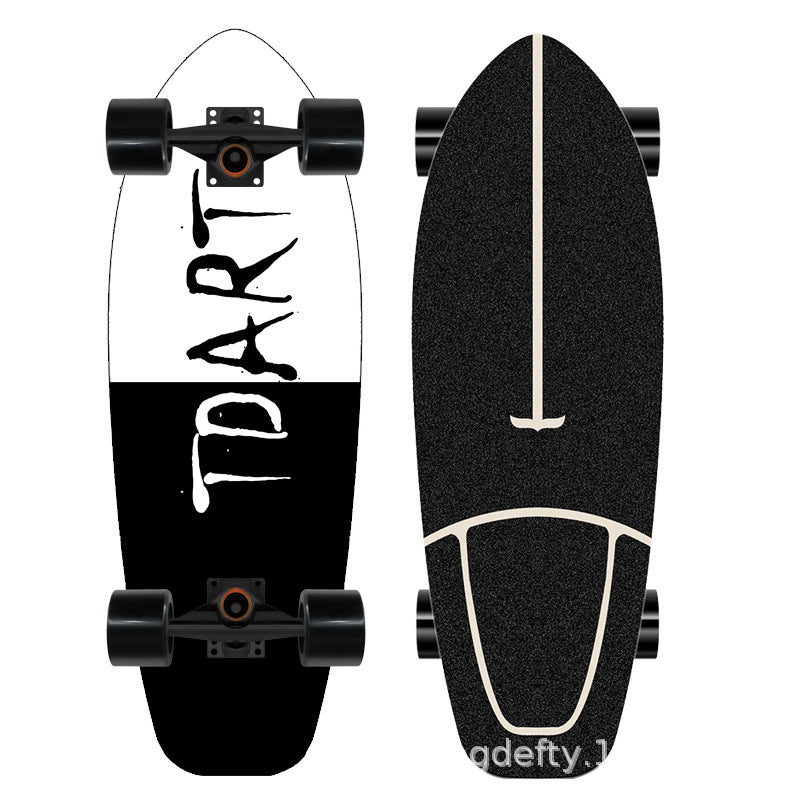 Kunstnerisk Løve Design Skateboard Skanto