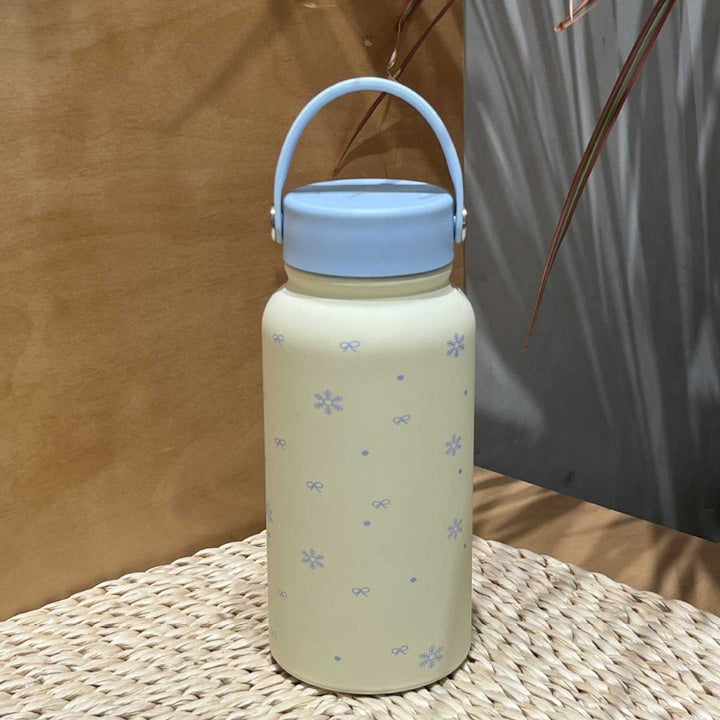 Damen Isoliertrinkflasche mit praktischem Tragegriff und fröhlichem Design Skanto