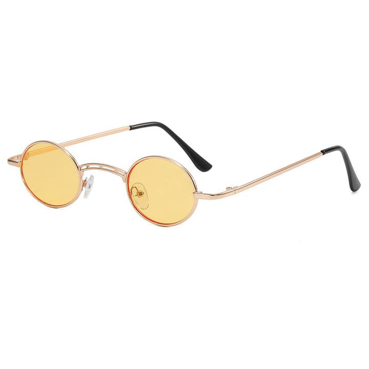Dame rund fashion solbrille Skanto