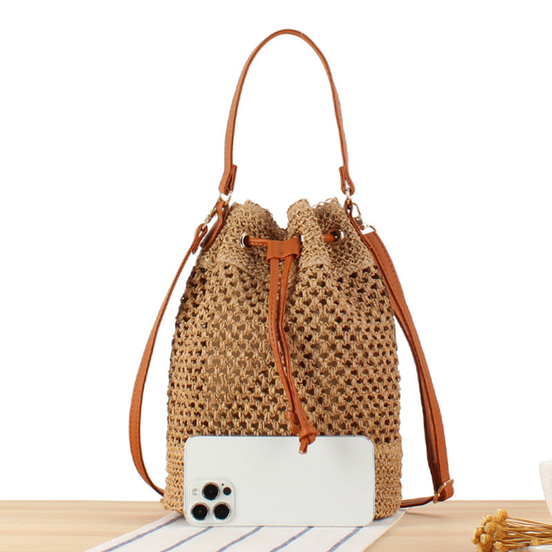 Handbag with Practical Drawstring Closure Skanto