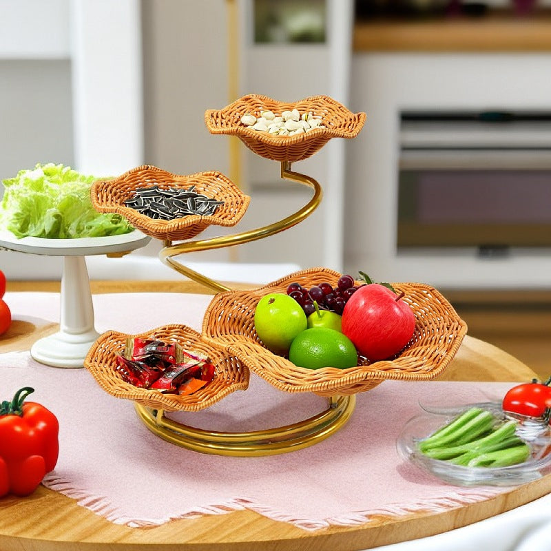 Dame dekorativ fruktstativ Skanto