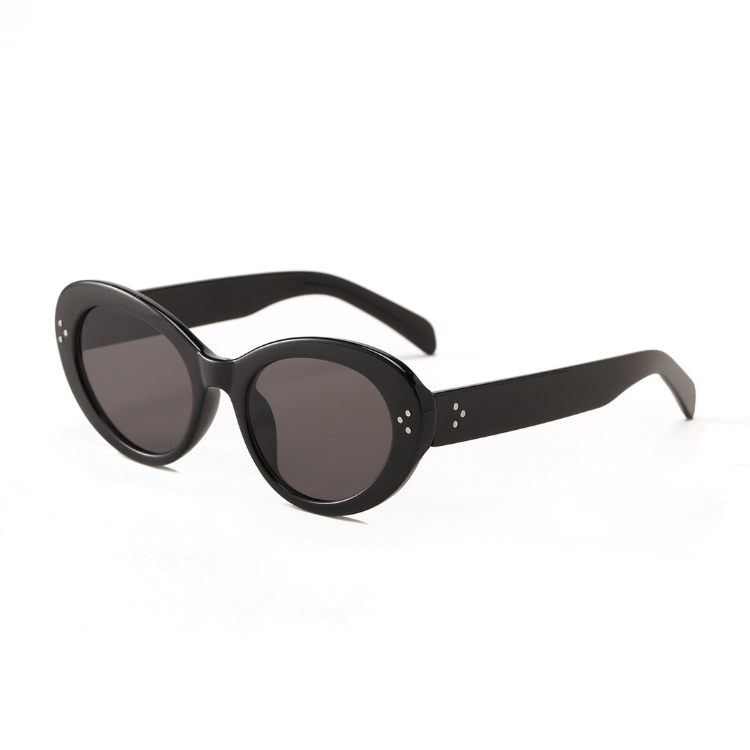 Dame moteriktig oversized solbrille med elegant ramme Skanto